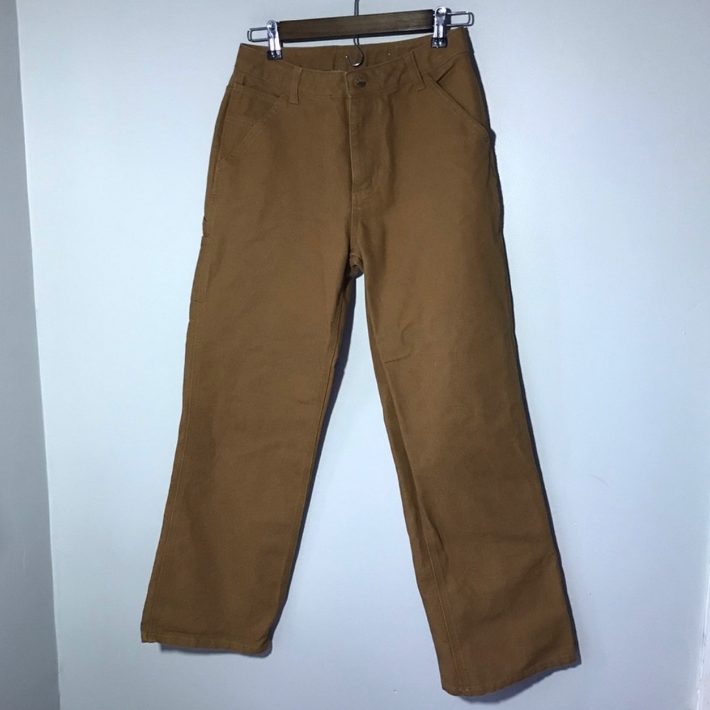 Carhartt boys size 16 canvas cargo pants NWOT adjustable waist band